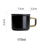 Black Ceramic Coffee Mug